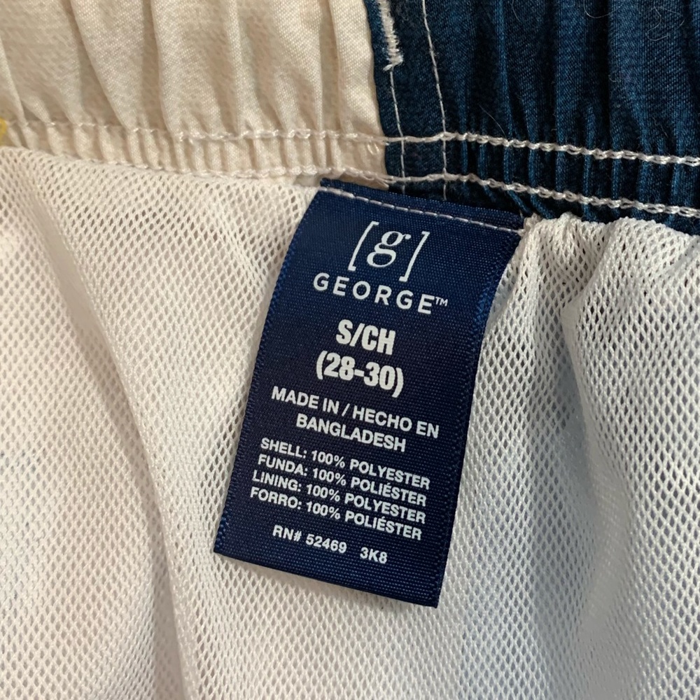 George Swim Trunks Set of 2 Red/White/Blue - Picture 9 of 11